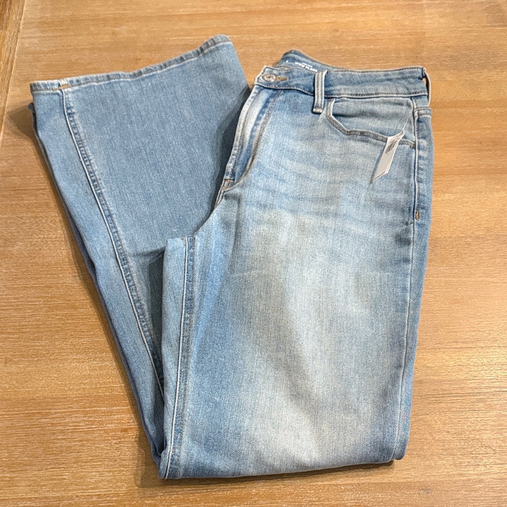 Old Navy Light Blue Flare Jeans